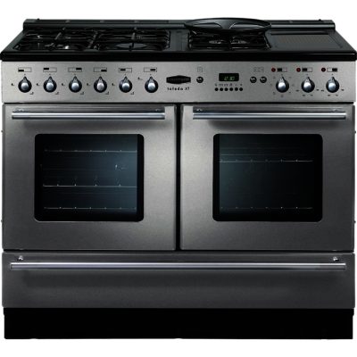 Rangemaster Toledo XT 110cm Dual Fuel 76340 Range Cooker in Stainless Steel with FSD Hob